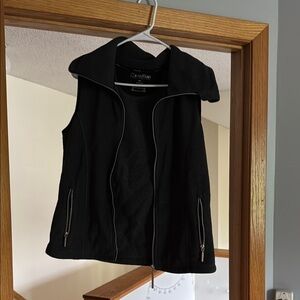 Calvin Klein Black Fleece Vest